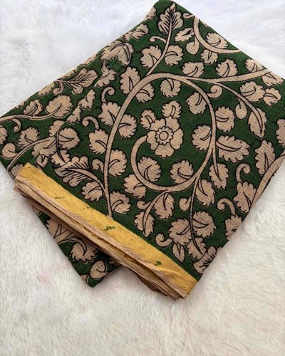 Varnam Forest Green Floral