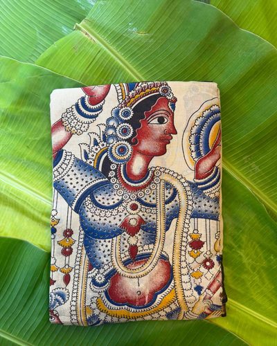 Chitralekha Blue & Red Figurative