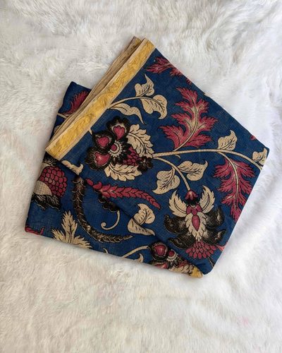 Varnam Royal Blue Floral