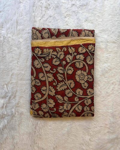 Varnam Brick Red Floral
