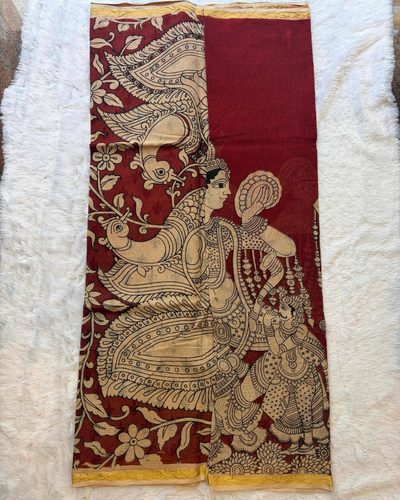 Varnam Maroon Figurative